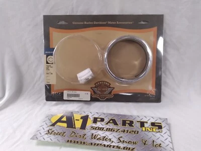 NOS OEM 62-12 Harley Davidson Touring Chrome Passing Trim Ring (One) 69622-99B Foto 1 de 4