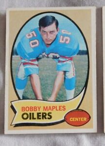 1970 Topps Bobby Maples Houston Oilers #248 Football Card ex