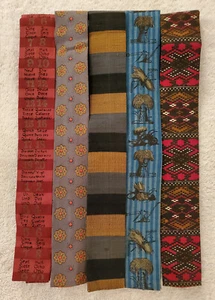 Rooster Ties - Square End, 5 Ties - Picture 1 of 1