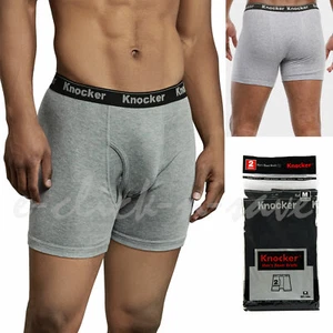 6 Herren Boxershorts 100% Baumwolle schwarz grau Unterwäsche Unterhosen Trunk Set S-3XL - Bild 1 von 3