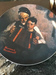 Norman Rockwell Plate "The Music Maker" 1981 Limited Edition  - Picture 1 of 2