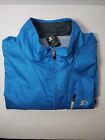 Vintage 90s Starter Windbreaker Jacket Full Zip Up Men's XXL Blue