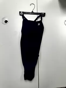 Traje de baño para mujer TYR Durafast sólido Diamondfit talla 28 azul marino - Imagen 1 de 2