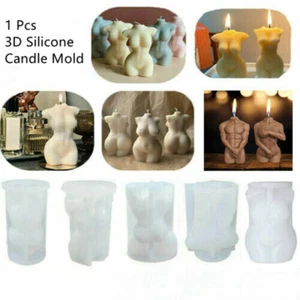 Human Body Silicone Candle Moulds Female Perfume DIY Making Wax Mould Soap Mold - Picture 1 of 16