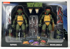 NECA Raphael And Michelangelo TMNT Movie Figures 1990 Wal-Mart Exclusive 2 Pack
