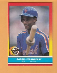 Darryl Strawberry New York Mets 1988 Fleer Hottest Stars #41 7 años - Imagen 1 de 2