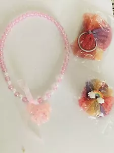 Valentines Day Gift Unicorn Necklace Clip Chunky Jewelry For Girls Little Kids - Picture 1 of 12