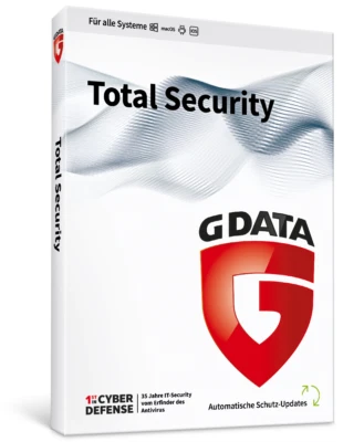 G DATA Total Security 2025 3 Geräte - 1Jahr,  Passwort Manager, PC,Mac iOs - Bild 1 von 4