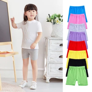 Girls Leggings Shorts Beach Pants Boxer Safety Shorts Underwear Breathable} - Picture 1 of 26