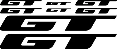 GT Large Bicycle Stickers/Decal Set MTB/ROAD (Various Colors) - Image 1 of 4