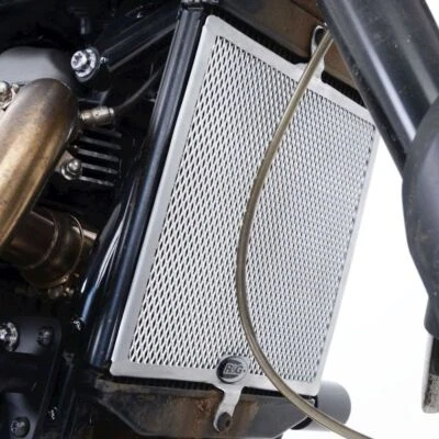R&G Racing Titanium Aluminum Radiator Guard For 19-24 Triumph Scrambler 1200 XC - Image 1 of 3