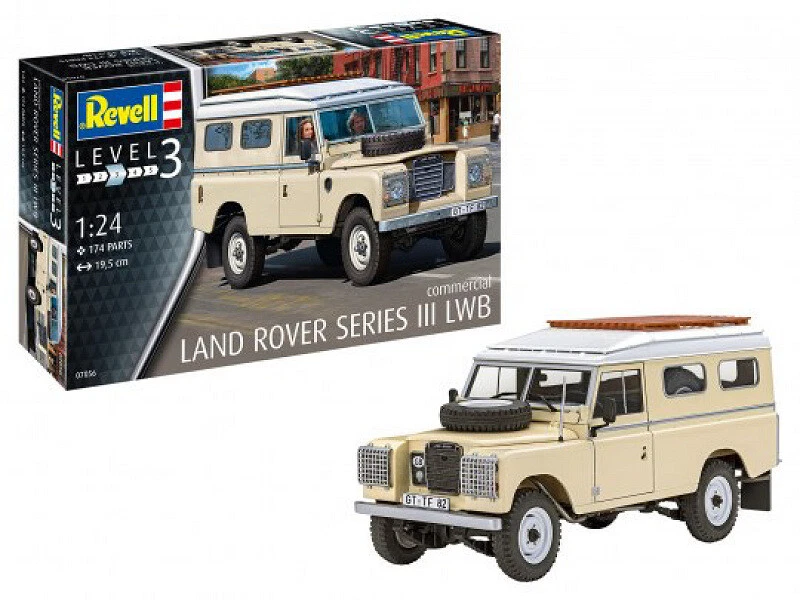 Modellino auto kit di montaggio model kit LAND ROVER SERIES 3 LWB scala 1:24 - Immagine 1 di 1