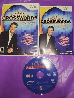 Wii Merv Griffin's Crosswords (Nintendo Wii 2008) complete and tested  - Image 1 of 4