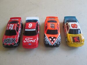 AFX Aurora HO slot car x4 Nissan Ford all running in VGC!