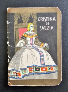 Calendarietto barbiere pubblicitario Cristina di Svezia Anno 1936 - Imagen 1 de 5