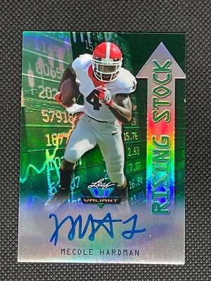 2019 Leaf Valiant - Mecole Hardman Jr. #RS-MH1 Rising Stock On Card Auto /75 - Image 1 of 2