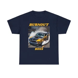 Kopie des 70er Jahre Hot Rod Burnout Unisex schwere Baumwolle T-Shirt - Bild 1 von 9