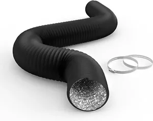 8" Dryer Vent Hose Flexible Aluminum Foil Air Ducting for HVAC Ventilation Fan - Picture 1 of 11