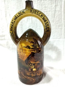 Ancienne Bouteille a Kirch Grès émaillé Forêt Noire Schwarzwälder Kirschwasser - Imagen 1 de 7
