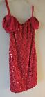 Red Sequin Dress Size 6