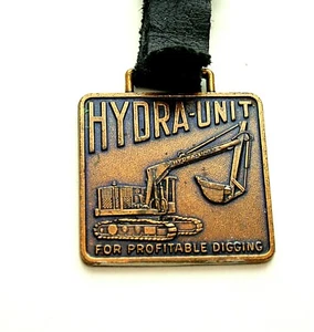 Estate Hydra-Unit Trenchoes Shovel Milwaukee Wisconsin Watch FOB 1960-70s - Picture 1 of 2