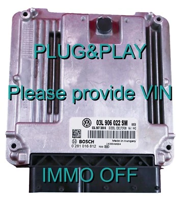 Centralina ECU VW AMAROK 2.0 TDI 03L906022SM 0281016812 no programmazione richiesta - Immagine 1 di 2