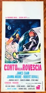 CONTO ALLA ROVESCIA - LOCANDINA ORIGINALE 1a EDIZIONE 1968 - ROBERT ALTMAN - Imagen 1 de 1