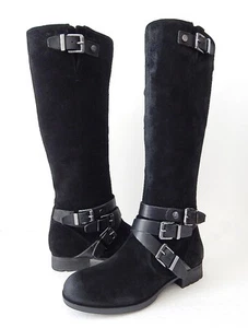 Nuevo con etiquetas Botas Altas Noreene para Mujer Marc Fisher Talla 7,5 M (EE. UU.) Gamuza Negra - Imagen 1 de 11