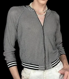 Juicy Couture Y2K Style Mesh Bomber Jacket Blokette Blokecore Sporty Spice Girls - Picture 1 of 5