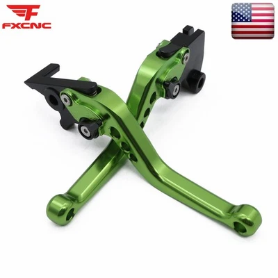 CNC Adjustable Short Brake & Clutch Levers For Kawasaki VULCAN/S 650cc 2015-2022 - Image 1 of 4