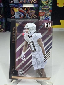 Juego Bucky Irving 2024 Leaf Pro Pure #116 #/75 Oregon/Bucaneers - Imagen 1 de 3