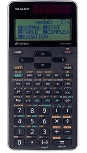 Sharp EL-W516XG WriteView 4 line LCD Scientific 640 Function Calculator - Picture 1 of 5