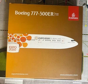 Gemini200 1:200 Emirates Boeing 777-300ER A6-EPO Expo 2020 G2UAE800 GeminiJets - Picture 1 of 5