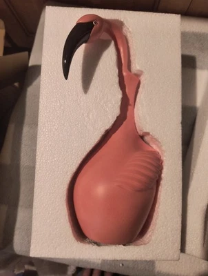 Jarrón de flamenco FORKAI PINK para centros de mesa, florero rosa de 11,6 pulgadas  Foto 1 de 2