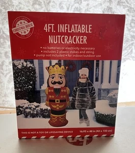 4 Fuß aufblasbarer Nussknacker von Greenbrier International NEU - Bild 1 von 2