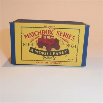 Matchbox Lesney 64a Scammell Army Tow Truck B Style Repro Box - Image 1 of 4