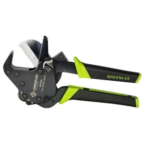 Greenlee 864QR 1-1/4 Quick Release Ratcheting PVC Cutter - Picture 1 of 8