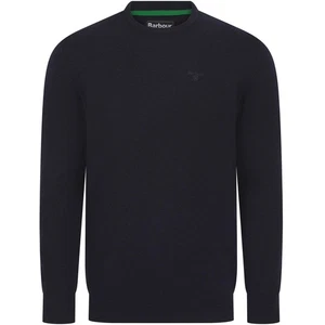 BARBOUR ESSENTIAL LAMBSWOOL KNIT JUMPER - Picture 1 of 3