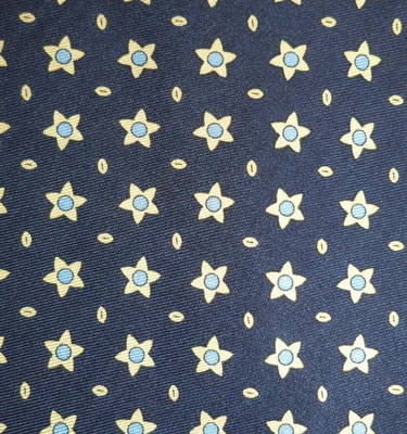 J. Corbata de seda Crew negra con estrellas doradas astronomía espacial  Foto 1 de 4
