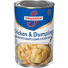 Swanson Canned Chicken and Dumplings with White and Dark Chicken Meat, 10.5 OZ
