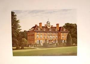 1880 Old Print = TYTTENHANGER PARK = Castelli Gran Bretagna = CROMOLITOGRAFIA V4 - Foto 1 di 1