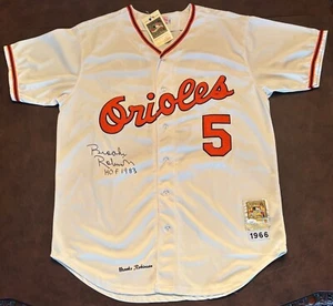 Brooks Robinson Orioles signed autographed 1966 Mitchell and Ness jersey JSA COA - Picture 1 of 6