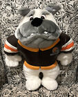 Rare 1998 NFL Cleveland Browns Dog Pound Plushie Browns Leather Jacket - 8"