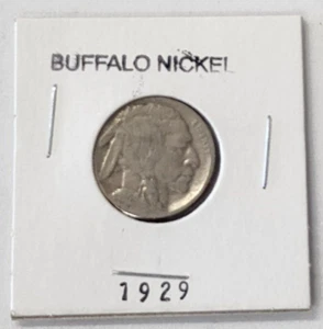 1929 Buffalo Nickel - Picture 1 of 4