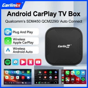 2025 Android TV Box Smart CarPlay Android Auto Wireless - Picture 1 of 12