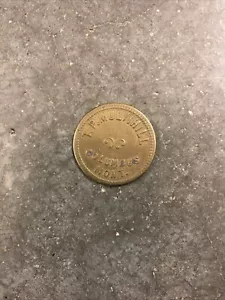 Vintage Trade Token T.P. Mulvihill Columbus MT gut für 0,25 - Bild 1 von 3
