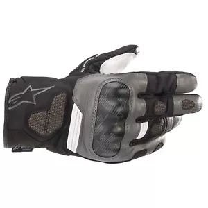 Alpinestars Corozal V2 Drystar Black Dark Grey White Morcycle Waterproof Gloves - Picture 1 of 4