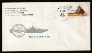 1962 Naval Cover Submarine USS BLUEGILL  SS-242 - Silent Service Cachet - Picture 1 of 2