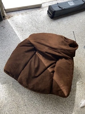 Sofá silla Comfort Research Bean Bag interior asiento cómodo sofá marrón Foto 1 de 3