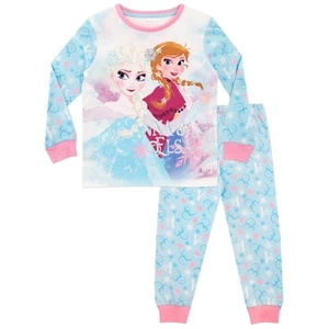 Frozen Pyjamas Toddlers Baby Kids Girls 18 24 Months 2 3 4 5 6 7 8 9 10 Years - Picture 1 of 5